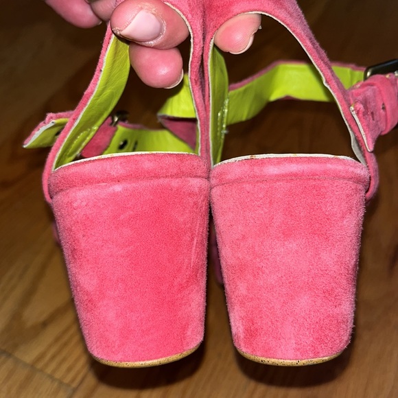 Boden Pink Platform Sandals - Picture 4 of 8